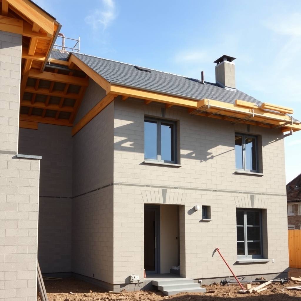 Prix construction maison (illustration)